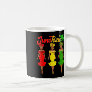 Caneca De Café Juneteenth é o meu dia da independência Afro Melan