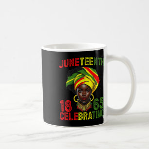 Caneca De Café Juneteenth EUA Afro-Americano Melanina Mês da Hist