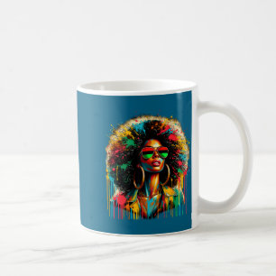 Caneca De Café Juneteenth mulheres negras rainha afro africana me
