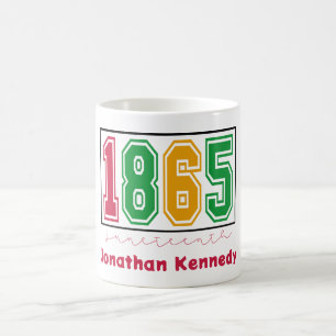 Caneca De Café Juneteenth Personalizado - História Negra