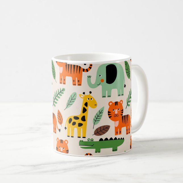 Caneca De Café Jungle Safari Mug (Frente Esquerda)