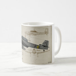 Caneca De Café Junkers-Ju88-Stuka