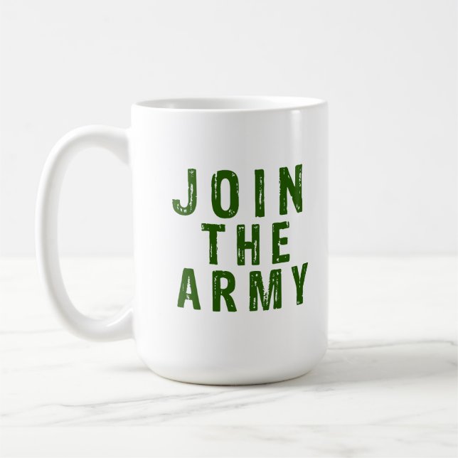 Caneca De Café Junte-se ao exército (Esquerda)