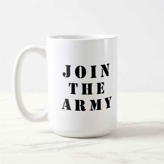 Caneca De Café Junte-se ao exército (Esquerda)