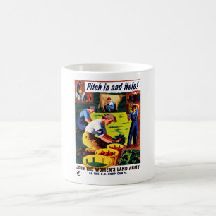Caneca De Café Junte-se ao exército da terra das mulheres -- WWI