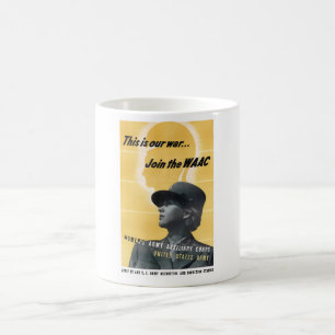 Caneca De Café Junte-se ao WAAC -- WW2
