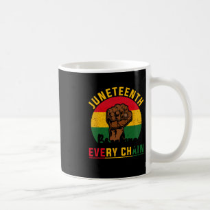 Caneca De Café Juntet Tees Men Branca Quebrando Todas As Corrente