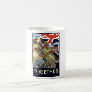 Caneca De Café Junto -- Império Britânico WW2