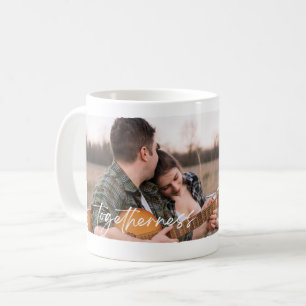 Caneca De Café Juntos Casais Fotografia Mug com Nomes