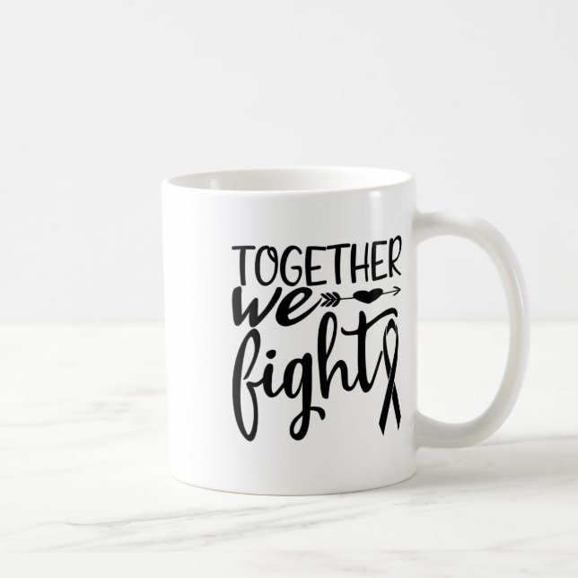 Caneca De Café Juntos, combatemos a consciência dos sobreviventes (Direita)