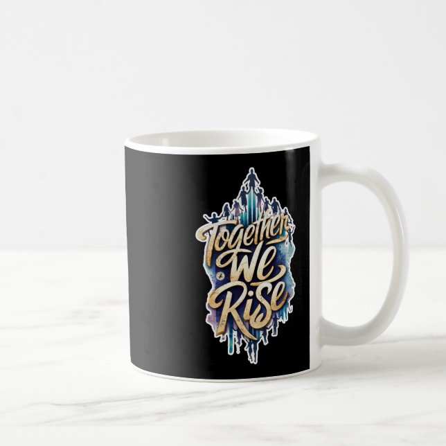Caneca De Café Juntos Levantamos. (Direita)