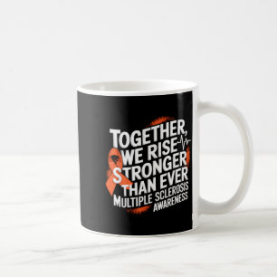 Caneca De Café Juntos Nós Subimos Fita Laranja Esclerose Múltipla