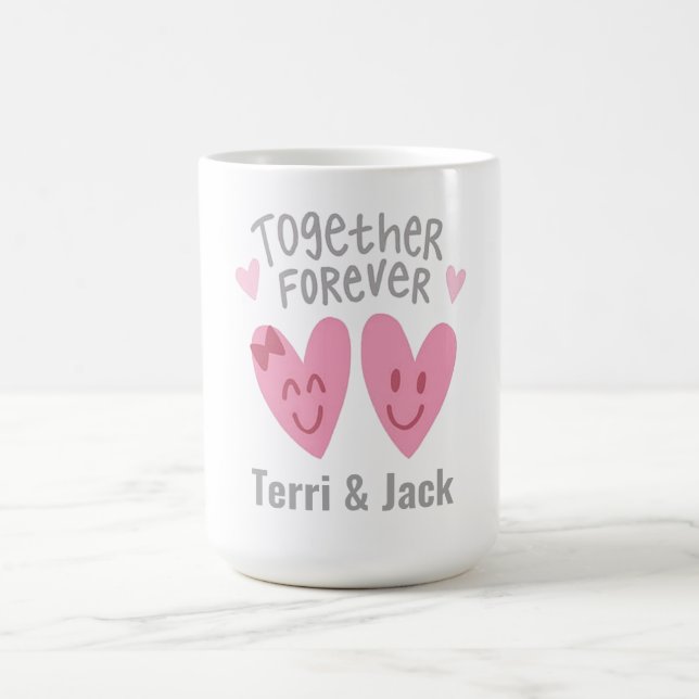 Caneca De Café Juntos Para Mug Personalizado (Centro)