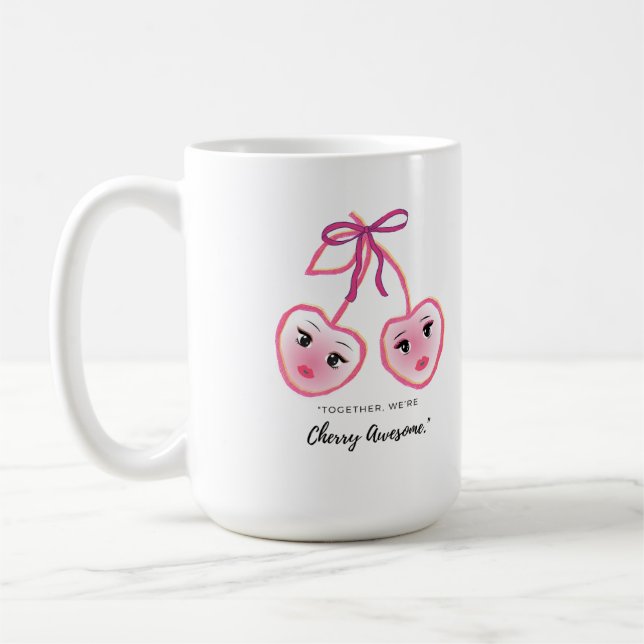 CANECA DE CAFÉ JUNTOS SOMOS CEREJA INCRÍVEL (Esquerda)