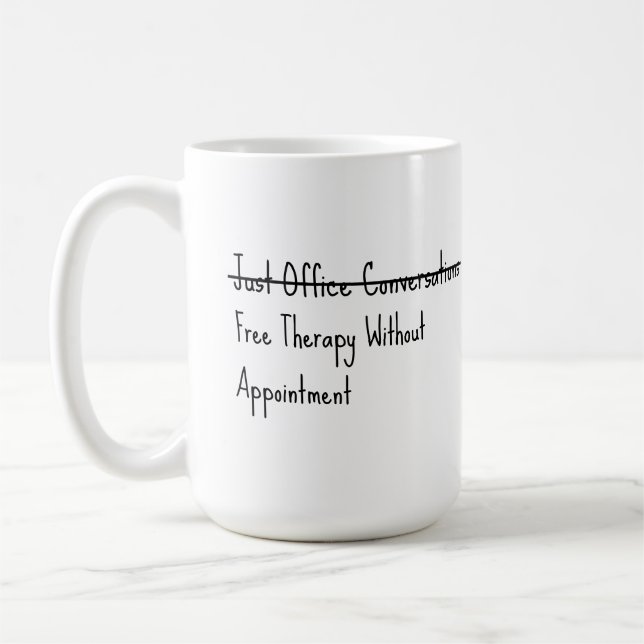 Caneca De Café Just office conversations (Esquerda)