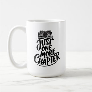 Caneca De Café Just one more chapter - Book Lover - Reading