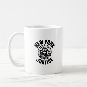 Caneca De Café Justiça de Nova York, Nova York Forte