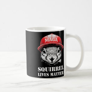 Caneca De Café Justiça para amendoim O Esquilo Vive Problema Vota