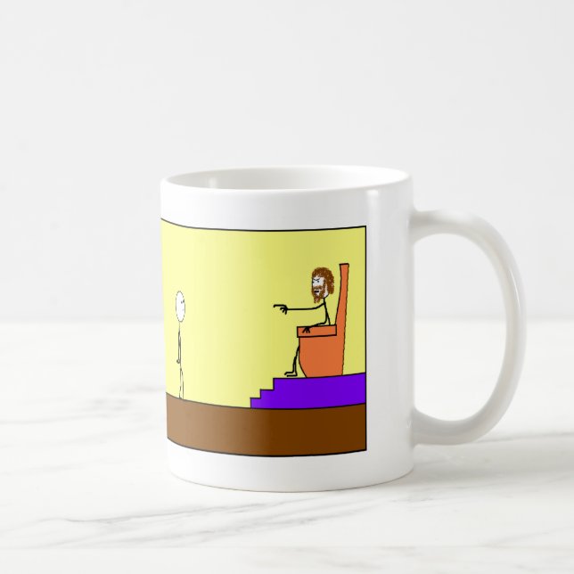 Caneca De Café Justiça perfeita pt1 de Yahweh (Direita)