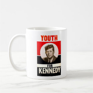 Caneca De Café Juventude para o presidente John F. Kennedy