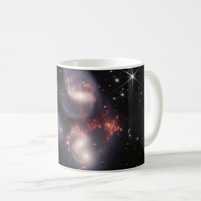 Caneca De Café JWST James Webb Telescópio Espacial Stephan's Quin (Frente Esquerda)