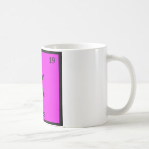 Caneca De Café K - Kites Esportes Química Símbolo da Tabela Perió