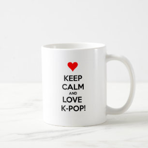 Caneca De Café K-Pop do amor!