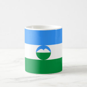 Caneca De Café Kabardino Balkaria Flag