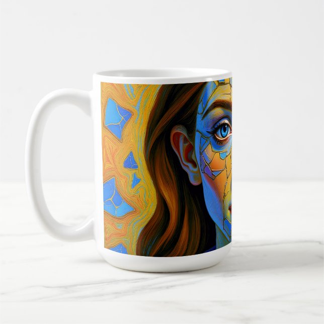 Caneca De Café “Kaela” - Padrão de um Passado (Esquerda)