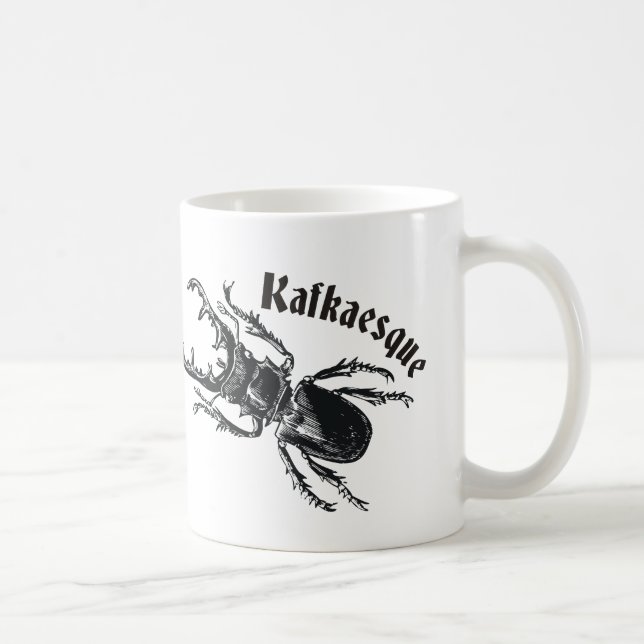 Caneca De Café Kafkaesque (Direita)