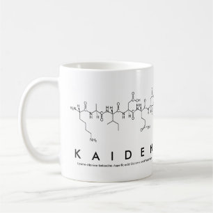 Caneca De Café Kaiden peptide mug