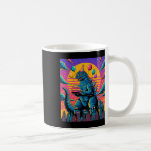 Caneca De Café Kaiju Birthday Lloon E Cake Monster Movie Bday D