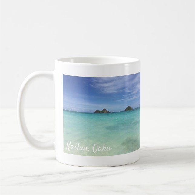 Caneca De Café Kailua Oahu  (Esquerda)