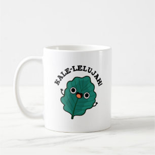Caneca De Café Kale Lelujah Funny Veggie Kale Pun