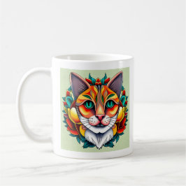 Caneca De Café Kaleidoscope Cat