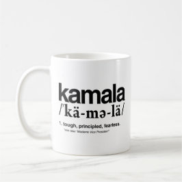 Caneca De Café Kamala Definição - Difícil Prítica Sem Fios