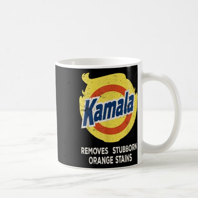 Caneca De Café Kamala Detergent Remove Tripas De Laranja Tetrais (Direita)