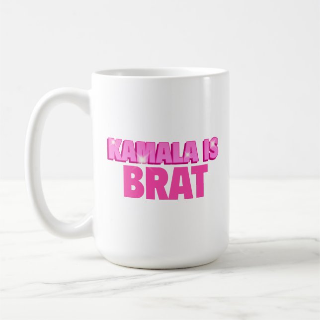Caneca De Café Kamala É Brat Coffee Mug (Esquerda)