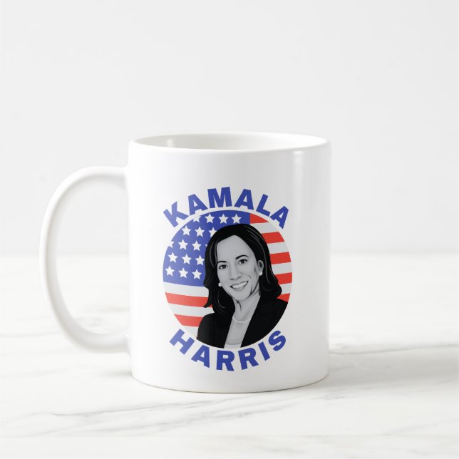 Caneca De Café Kamala Harris (Esquerda)