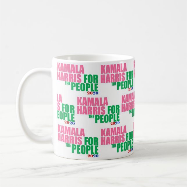 Caneca De Café Kamala Harris 2020 AKA para as pessoas do azulejo (Esquerda)