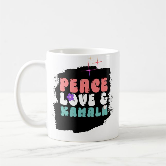 Caneca De Café Kamala Harris 2024 para Presidente (Esquerda)