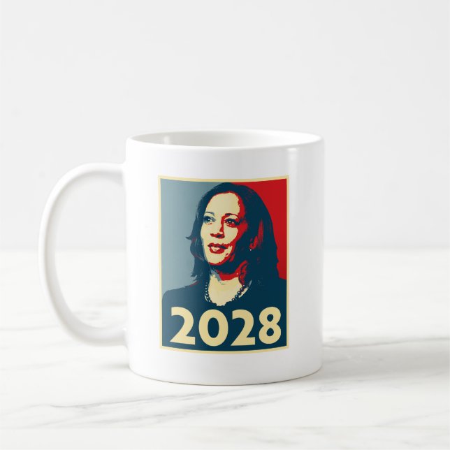 Caneca De Café Kamala Harris 2028 (Esquerda)