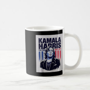 Caneca De Café Kamala Harris 47 O Presidente Eua América 2024 Ele