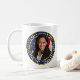 Caneca De Café Kamala Harris 49º Vice-Presidente Comemorativo