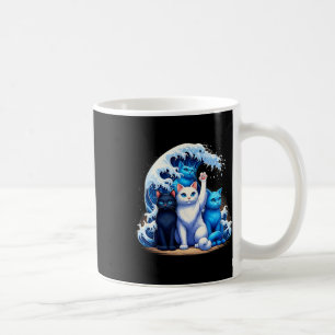 Caneca De Café Kamala Harris Blue Cats Onda Proprietários de Gato