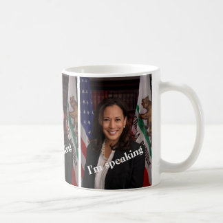 Caneca De Café Kamala Harris - Estou falando
