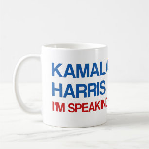 Caneca De Café Kamala Harris, estou falando!