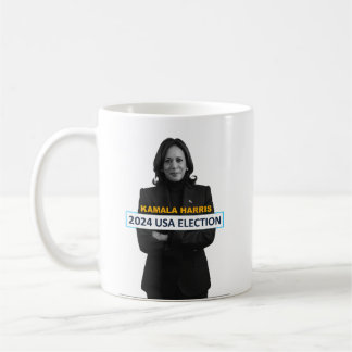 Caneca De Café Kamala Harris EUA 2024 Eleição