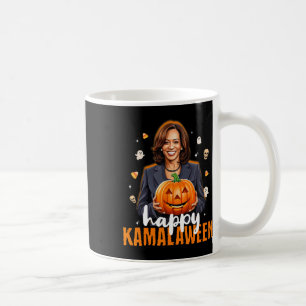 Caneca De Café Kamala Harris Halloween Happy Kamalaentre Pumpkin