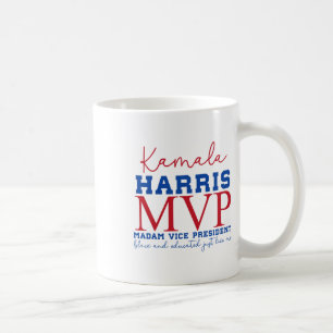 Caneca De Café Kamala Harris Mvp Senhora Vice-Presidente Black An